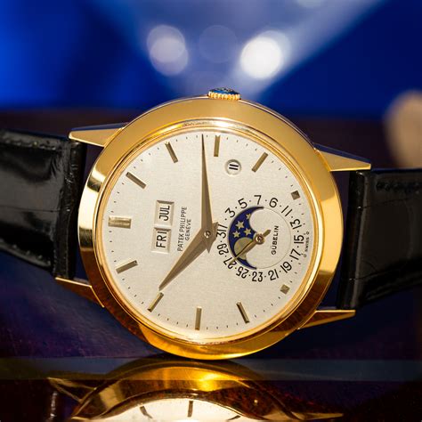 patek philippe vintage moonphase steel calendar